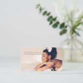 Carte De Visite Salon de beauté SPA d'aromathérapie Massage Salon (Debout devant)