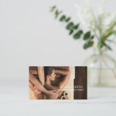 Carte De Visite Salon de beauté SPA d'aromathérapie Massage Salon (Debout devant)