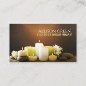 Carte De Visite Salon de beauté SPA Zen Aromathérapie Massage Thér (Devant)