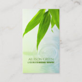 Carte De Visite Salon de beauté SPA Zen Aromathérapie Massage Thér (Devant)