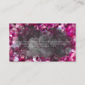 Carte De Visite Salon de beauté Visage Femme Abstraite Minimalisme (Dos)