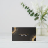 Carte de visite Salon de bronzage chic Golden Rays (Debout devant)