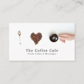 Carte De Visite Salon De Café, Barista, Café, Café, Café (Devant)