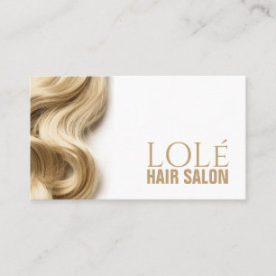 Carte De Visite Salon de cheveux moderne Spa Liste de cheveux