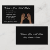 Carte De Visite Salon de clou (Devant / Derrière)