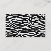 Carte De Visite Salon de coiffeur de couturier d'impression de (Dos)