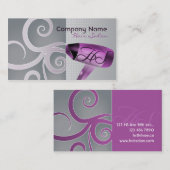 Carte De Visite salon de coiffure (Devant / Derrière)