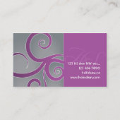 Carte De Visite salon de coiffure (Dos)