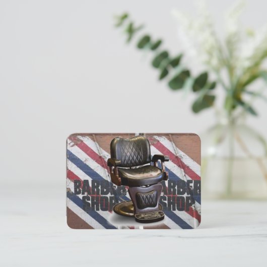 Carte De Visite Salon de coiffure (Debout devant)