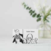 Carte De Visite Salon de coiffure (Debout devant)