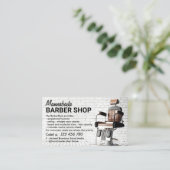 Carte De Visite Salon de coiffure (Debout devant)