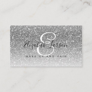 Carte De Visite Salon de coiffure à la Parties scintillant en arge
