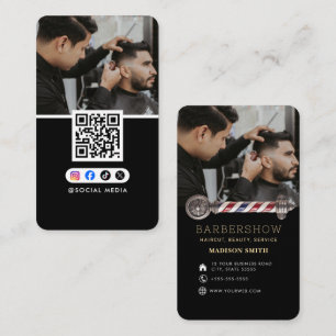 Carte De Visite Salon de coiffure Coiffeur professionnel Barbier