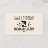 Carte De Visite Salon de coiffure Coiffeur Professionnel Barbier (Devant)
