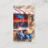 Carte De Visite Salon de coiffure de quartier (Dos)