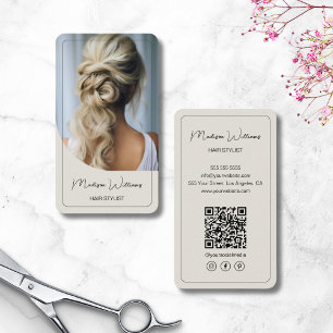 Carte De Visite Salon de coiffure moderne pour styliste