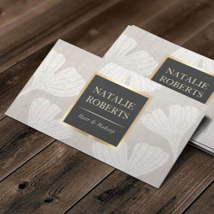 Carte De Visite Salon de coiffure pour artiste de maquillage de Gi