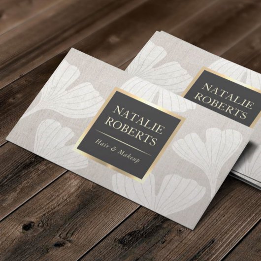 Carte De Visite Salon de coiffure pour artiste de maquillage de Gi