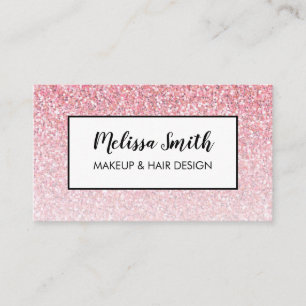 Carte De Visite Salon de coiffure pour artiste de maquillage en Pa