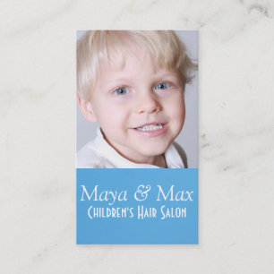 Carte De Visite Salon de coiffure pour enfants Stylist Shop Beauty
