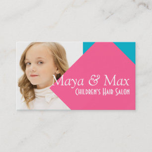 Carte De Visite Salon de coiffure pour enfants Stylist Shop Beauty