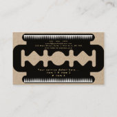 Carte De Visite Salon de coiffure pour hommes (Dos)