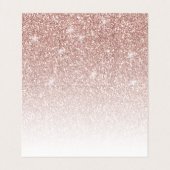 Carte De Visite Salon de coiffure Rose tendance Parties scintillan (Intérieur déplié)