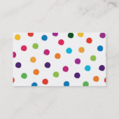 Carte De Visite Salon de crème glacée (Dos)