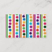 Carte De Visite Salon de crème glacée (Dos)