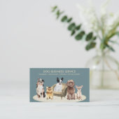 Carte De Visite Salon de garde de petits chiens (Debout devant)
