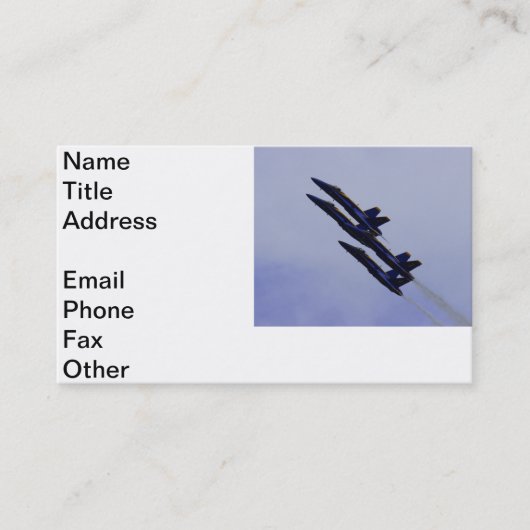 Carte De Visite Salon de l'aéronautique 7 (Devant)