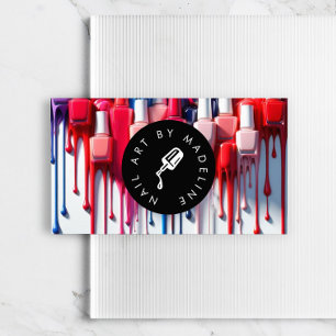 Carte De Visite Salon de l'artiste du logo polonais Creative Driat