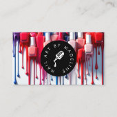 Carte De Visite Salon de l'artiste du logo polonais Creative Driat (Devant)