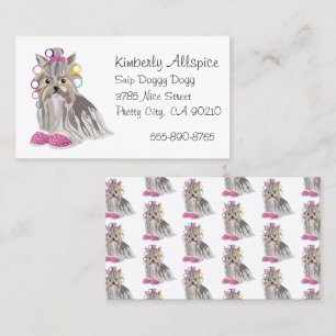 Carte De Visite Salon de l'éleveur de chiens Yorkshire Terrier Yor