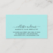 Carte De Visite Salon de maquillage tendance Pink Ombre (Dos)