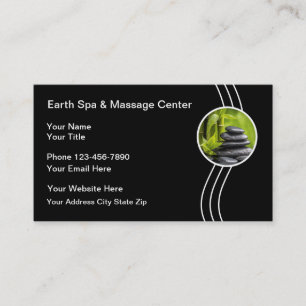 Carte De Visite Salon de massage et de beauté
