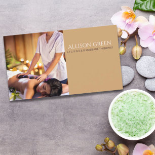 Carte De Visite Salon de massage SPA de beauté Acupression Hot Sto