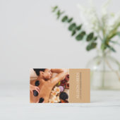 Carte De Visite Salon de massage SPA de beauté Acupression Hot Sto (Debout devant)
