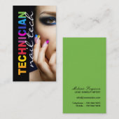 CARTE DE VISITE SALON DE NAÏL BOLD (Devant / Derrière)