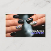 Carte De Visite Salon de ongles de beauté manucure tendance (Devant)