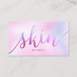 Carte De Visite Salon de soins de la peau Spa Esthétique Aquarelle