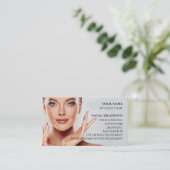Carte De Visite Salon de soins et de beauté (Debout devant)
