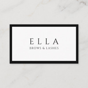 Carte De Visite Salon de Sourcils & Cils Extensions de Cils
