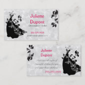 Carte De Visite Salon de tailleur sur mesure élégant (Devant / Derrière)