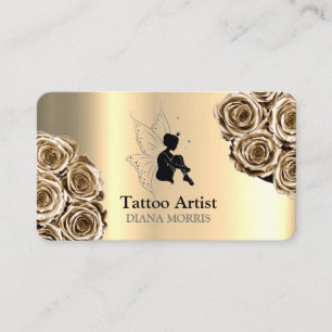 Carte De Visite Salon de tatouage par un artiste tatoueur