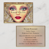 Carte De Visite Salon de Trouessart indestructible (Devant / Derrière)