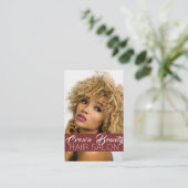 Carte De Visite Salon des cheveux Beauté Spa (Debout devant)