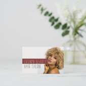 Carte De Visite Salon des cheveux Beauté Spa (Debout devant)