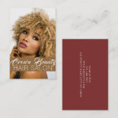 Carte De Visite Salon des cheveux Beauté Spa (Devant / Derrière)
