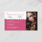 Carte De Visite Salon des cheveux | Professionnel (Dos)